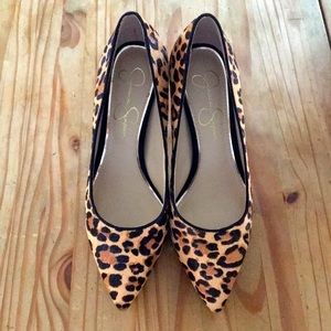 Jessica Simpson Leopard print heels